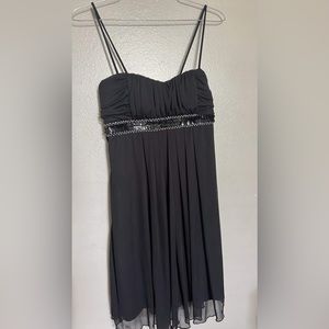 Sweet storm black dress with sequins